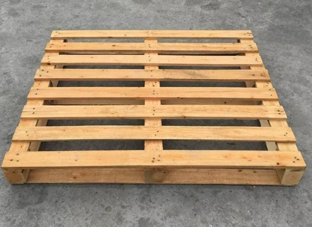 1200 X 1000 X 130mm 4면 목재 팔레트 강성 구조 유로 에팔 고형 목재 팔레트