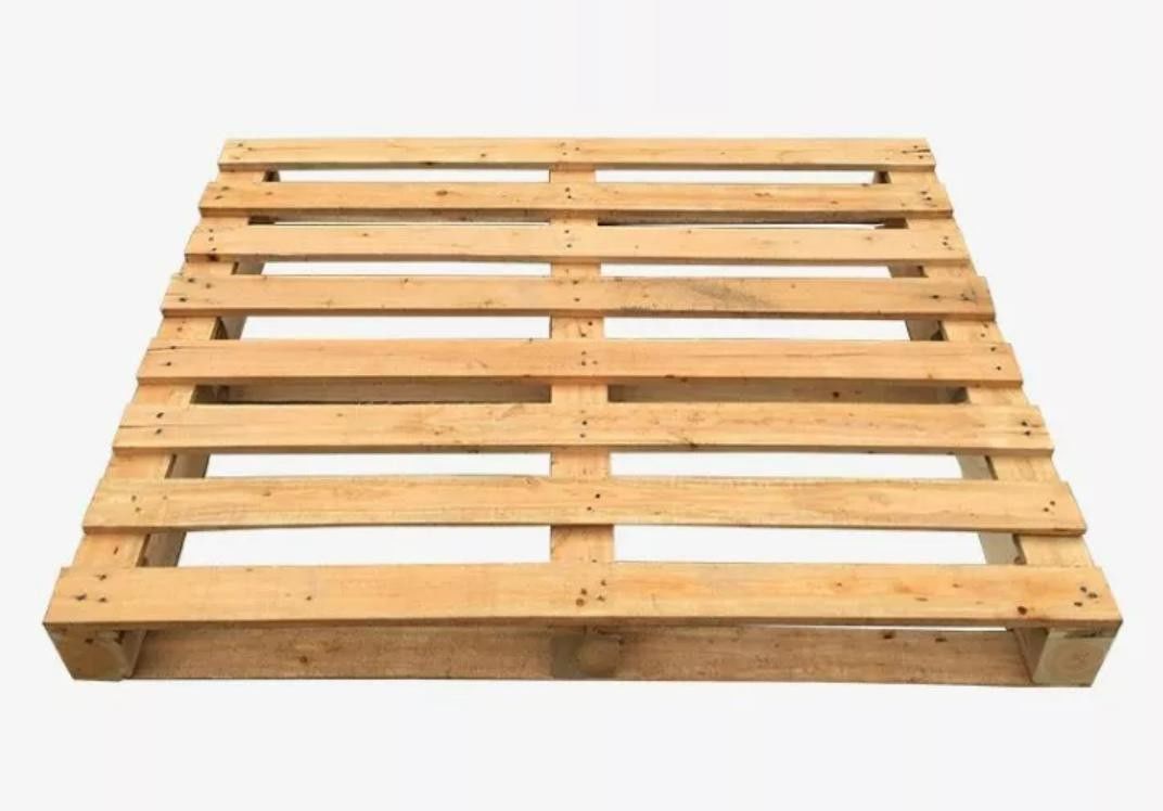 1200 X 1000 X 130mm 4면 목재 팔레트 강성 구조 유로 에팔 고형 목재 팔레트