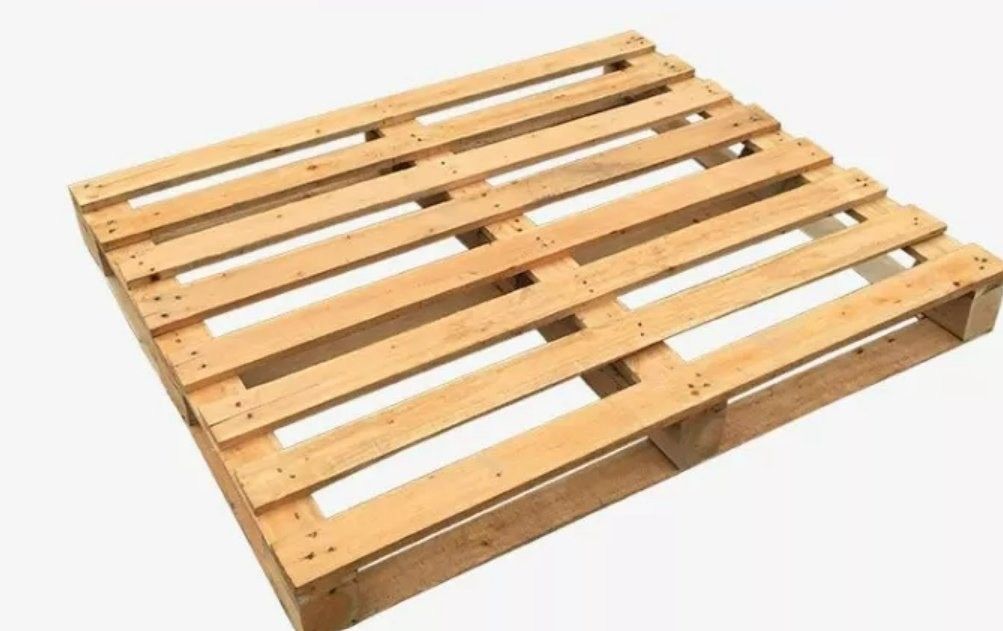 1200 X 1000 X 130mm 4면 목재 팔레트 강성 구조 유로 에팔 고형 목재 팔레트