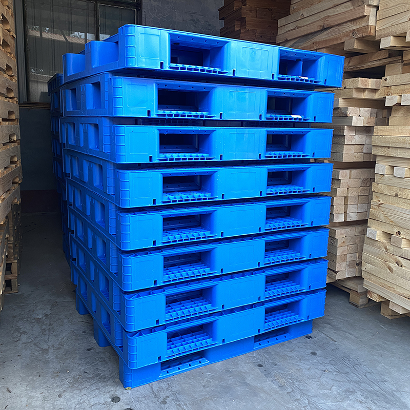 Hdpe Heavy Duty Rack Pallet Plastic Tray Recycle Colorful Euro Plastic Pallet Warehouse Storage Pallet