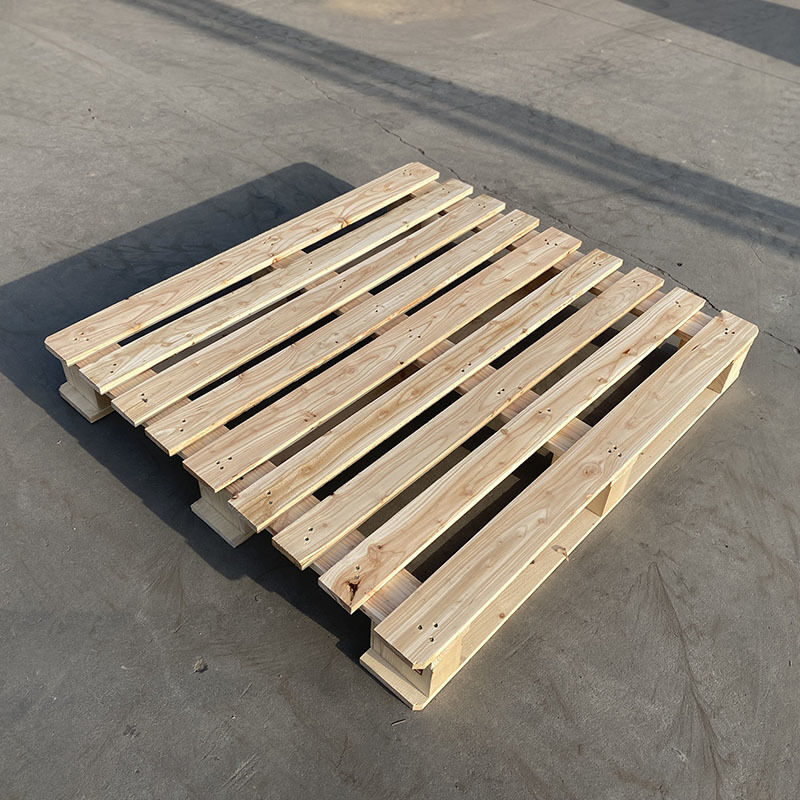 Wooden Pallets 4-Way Entry Double Faced Style Customizable Load Best Sale Warehouse Packaging Logistics