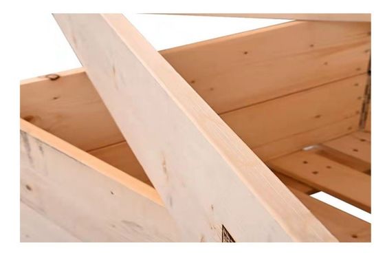 좋은 가격 열 처리 된 목재 상자 상자 쌓일 수 있는 목재 운송 상자 온라인으로